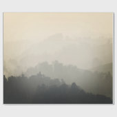 木に囲まれた山 ラッピングペーパー (フラット)