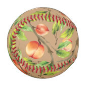 木に実った桃 野球ボール (正面左)