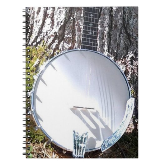 木に対して休むバンジョー ノートブック (正面)