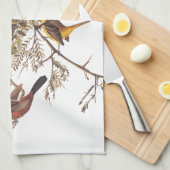 木に巣を作るオードボンの果樹園 キッチンタオル (四つ折り)