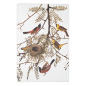 木に巣を作るオードボンの果樹園 ミニクリップボード (裏面)