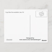 木に巣を作るスズメ ポストカード (裏面)