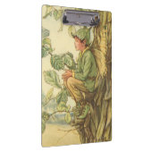 木に座る翼のあるニレの妖精 クリップボード (右)