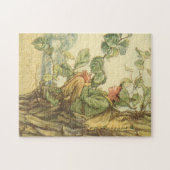 木に座る翼のあるニレの妖精 ジグソーパズル (横)