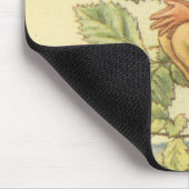 木に座る翼のあるニレの妖精 マウスパッド (コーナー)