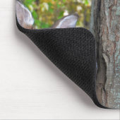 木に彫られたハートで金を稼ぐ マウスパッド (コーナー)