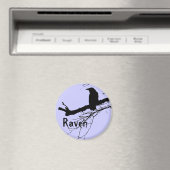 木に彫られた黒いシルエット マグネット (インサイチュ (食洗機))