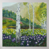 木に彫られる ポスター (正面)