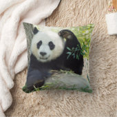 木に打ち付けるジャイアントパンダ クッション (ブランケット)