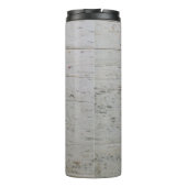 木に描かれた写真コラージュの家族ペッパーソナライズされたト タンブラー (裏面)