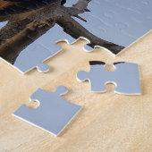 木に浮かぶ美しい禿鷲 ジグソーパズル (側面)