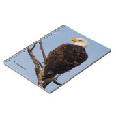 木に浮かぶ美しい禿鷲 ノートブック (左側)