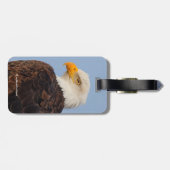 木に浮かぶ美しい禿鷲 ラゲッジタグ (裏面横)