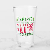 木に火が付いているのはクリスマスだけではない タンブラーグラス (正面)