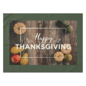 木に生える感謝祭の素朴グルド テーブルクロス (正面(横))