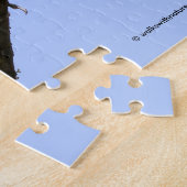 木に生える黒髪の美しいうなり声 ジグソーパズル (側面)