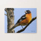 木に生える黒髪の美しいうなり声 ジグソーパズル (横)