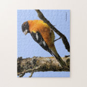 木に生える黒髪の美しいうなり声 ジグソーパズル (縦)