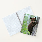 木に登るクマの子 ノートブック (内部)