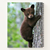 木に登るクマの子 ノートブック (裏面)