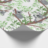 木に登るコアラ ラッピングペーパー (角)