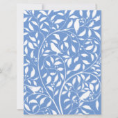 木に白い鳥　ウェディング 招待状 (裏面)