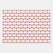 木に眠るナマケモノ数々のの色 ラッピングペーパーシート (正面3)