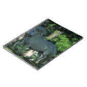 木に立っているミニチュア馬 ノートブック (左側)