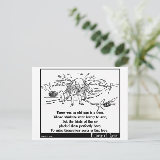 木に老人がいた ポストカード (スタンド正面)