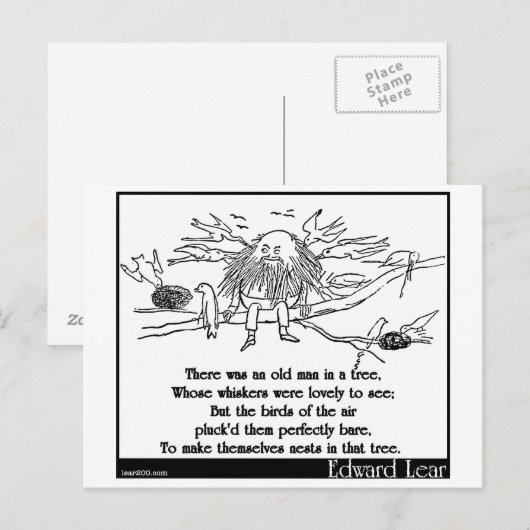 木に老人がいた ポストカード (正面/裏面)
