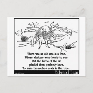 木に老人がいた ポストカード