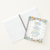 木に花を咲かせた主を信頼する ノートブック (内部)