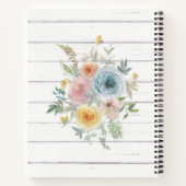 木に花を咲かせた主を信頼する ノートブック (裏面)