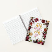 木に花を咲かせて主を見なさい ノートブック (内部)