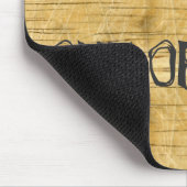 木に落書き マウスパッド (コーナー)