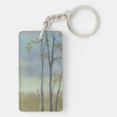 木に覆われたムギ草I キーホルダー (裏面)