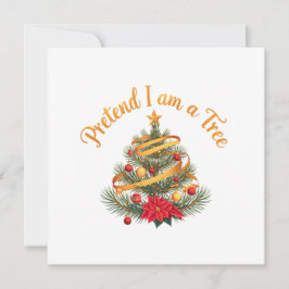 木に見せかけちゃおう ハロウィンおもしろコスチュームTシャツ 招待状