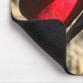 木に赤りんご マウスパッド (コーナー)