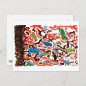 木に集まる鳥のポストカード ポストカード (正面/裏面)