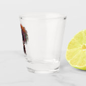 木に飾った髪のアフリカ系アメリカ人女性 ショットグラス (右)