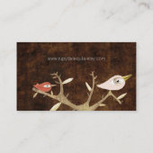 . .木に鳥の名刺 名刺 (裏面)