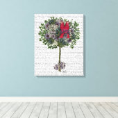 木に鳥を愛する|過去記事 キャンバスプリント (インサイチュ (ウッドフロア))