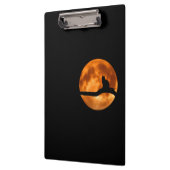 木に黒い猫のシルエット クリップボード (左)