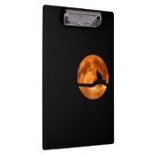 木に黒い猫のシルエット クリップボード (右)