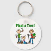 木にTシャツとギフトを植える キーホルダー (正面)