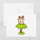 木のあるミーアキャット ポストカード (正面/裏面)