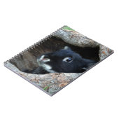 木のうろの黒うさぎ ノートブック (左側)