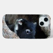 木のうろの黒うさぎ Case-Mate iPhoneケース (裏面 (横))