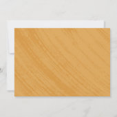 木のおもちゃよくはしゃぐ誕生日 招待状 (裏面)