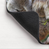 木のお母さんを持つかわいいベビーのコアラ マウスパッド (コーナー)